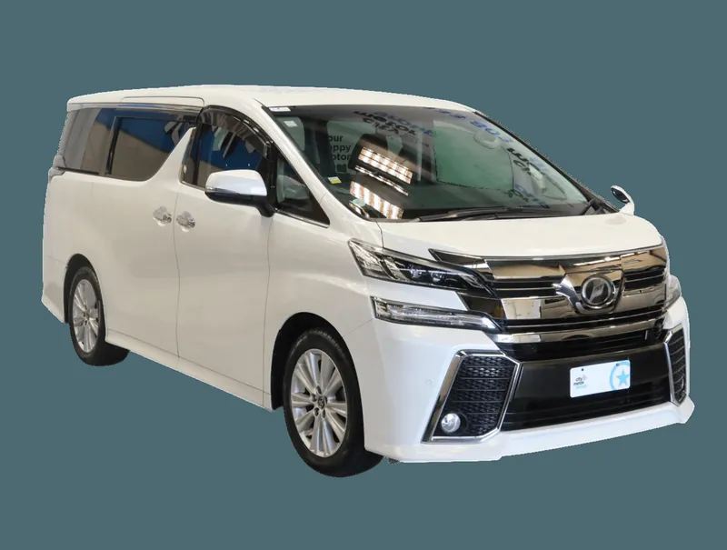 White Toyota Vellfire premium MPV in the Henderson Taxi fleet